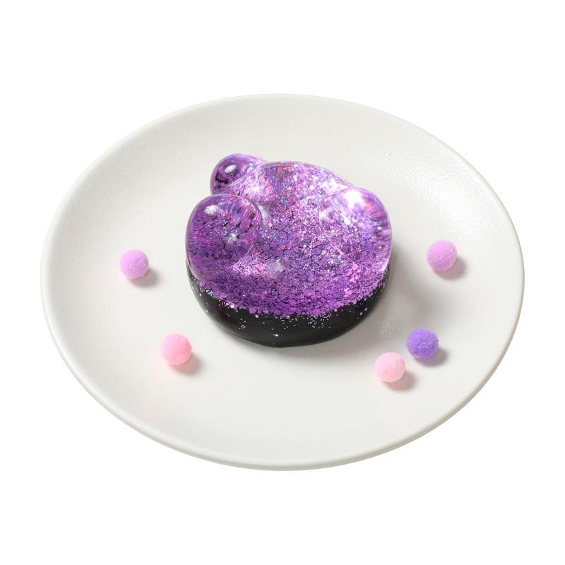 Sparkling Purple Bunny Squishy