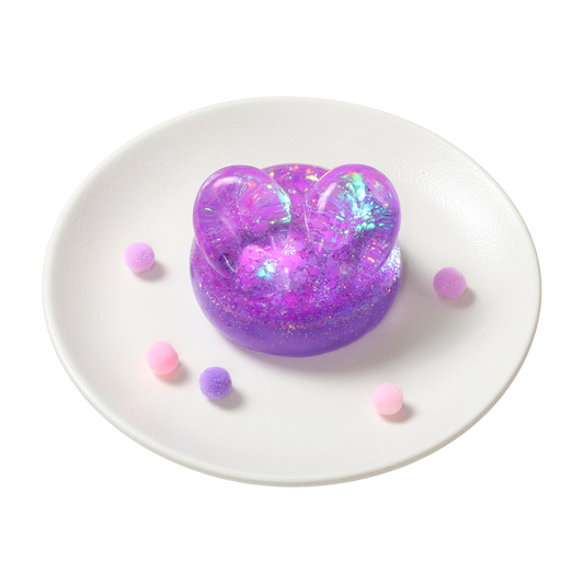 Sparkling Crystal Purple Bunny Squishy