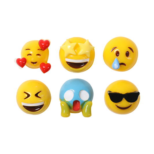 6pc Mini Emoji Squishy