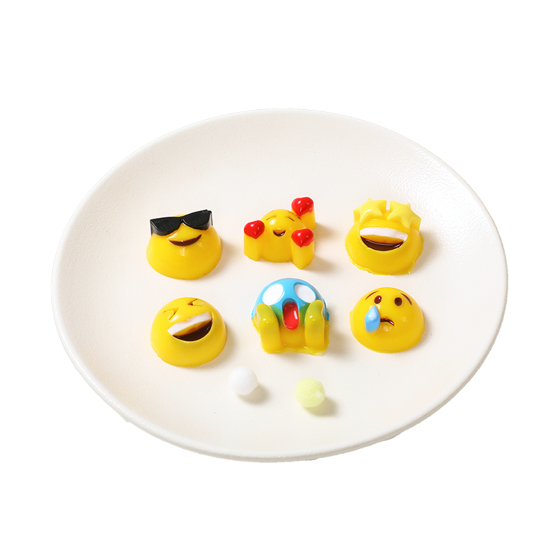 6pc Mini Emoji Squishy