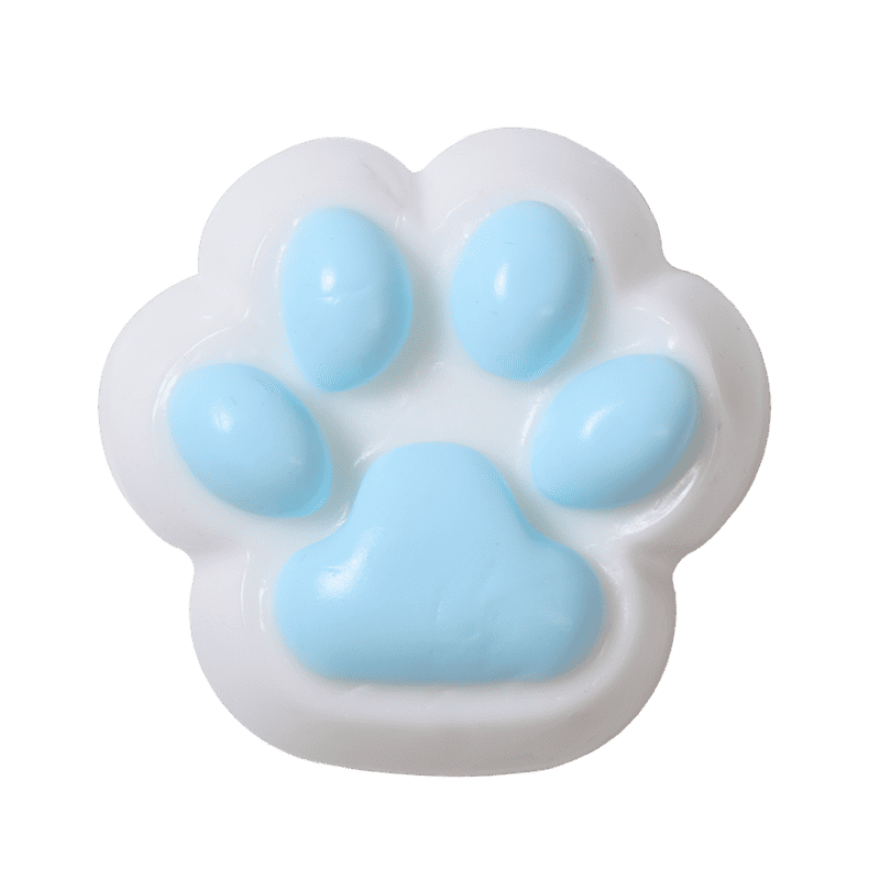 White-based Sugar Cat Paw Squishy