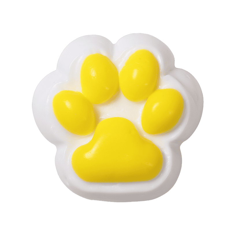 White-based Sugar Cat Paw Squishy