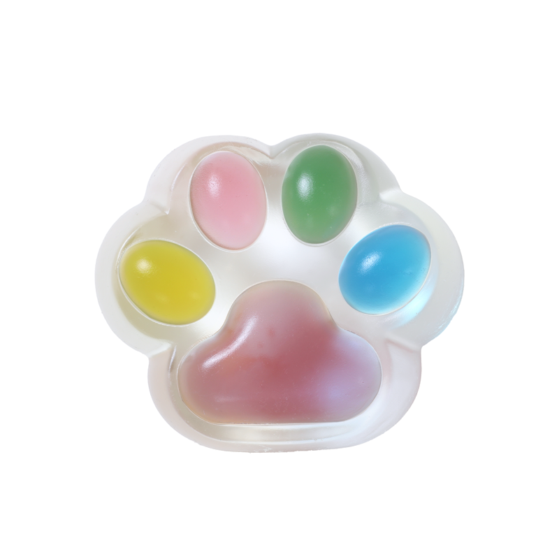 800g Super Large Crystal Cat Paw Squishy