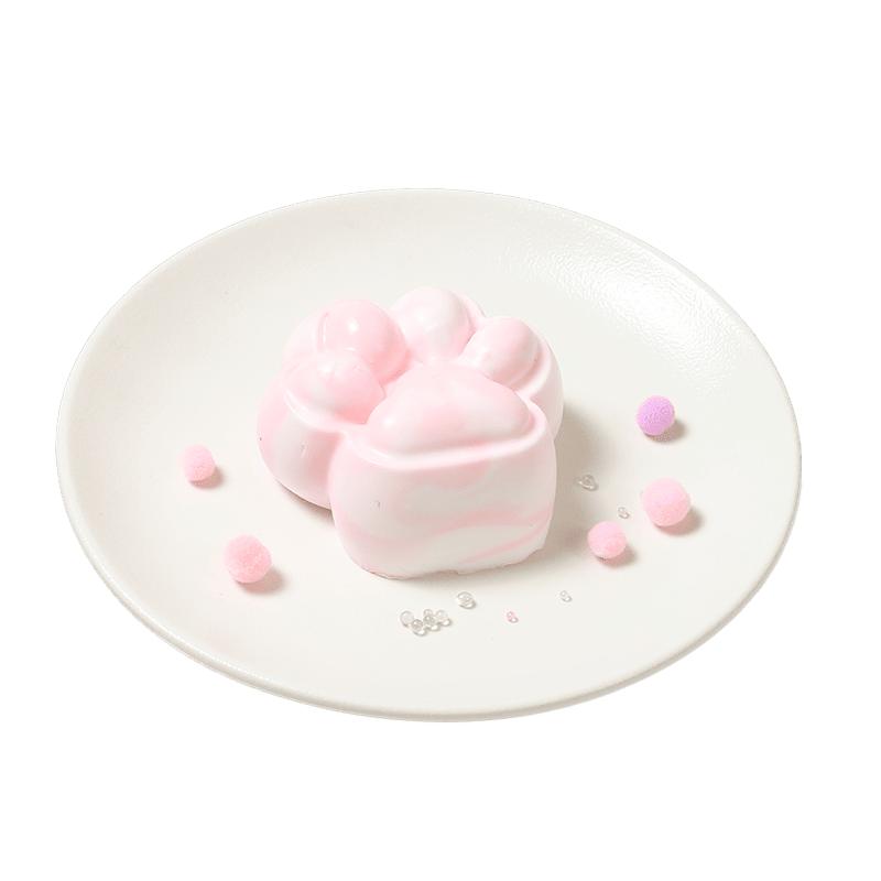 Strawberry Milkshake Paw Squishy