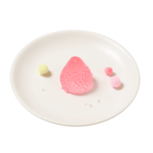 Crystal Delightful Mini Strawberry Squishy