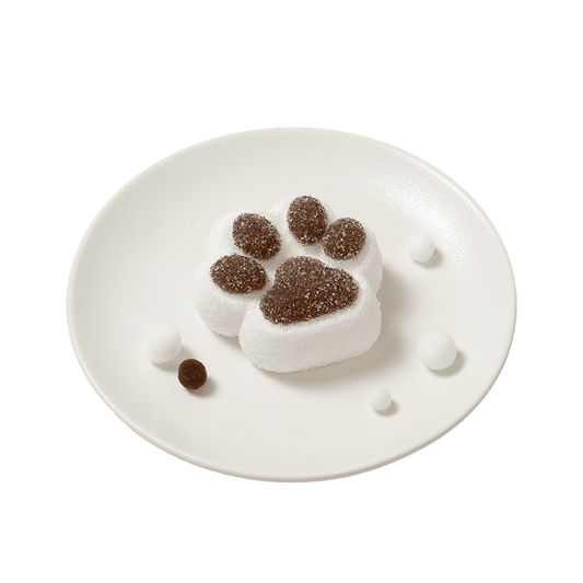 White Pudding Cat Paw Squishy