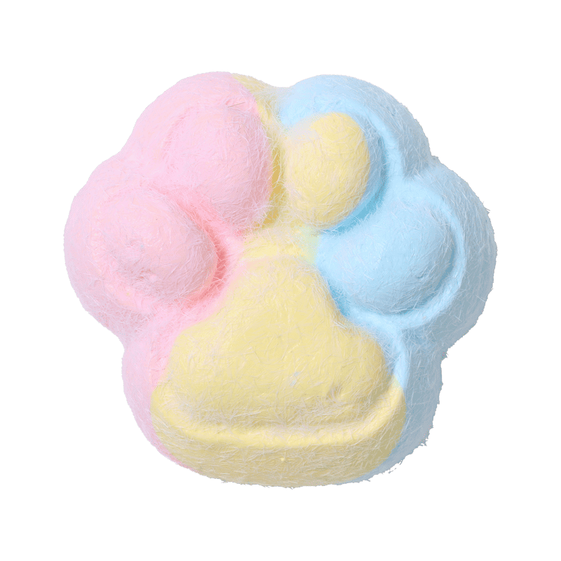 Tri-Color Cat Paw Squishy