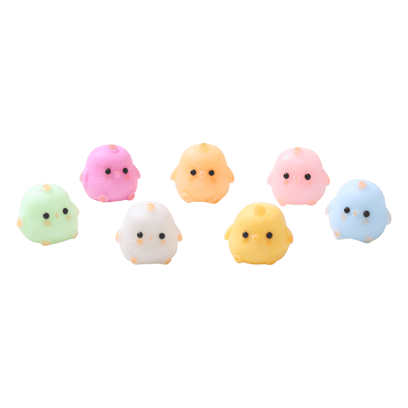 7pc mini rainbow chicken