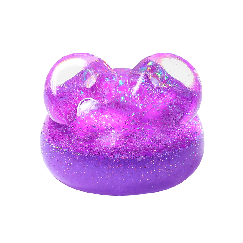 Sparkling Crystal Purple Bunny Squishy