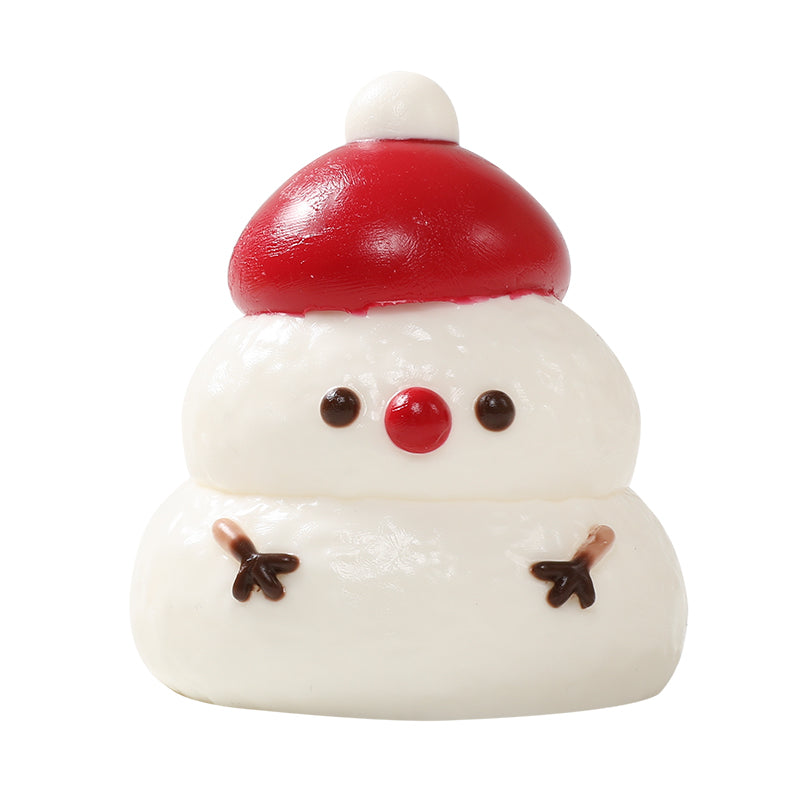 Red Hat Snow Man Squishy