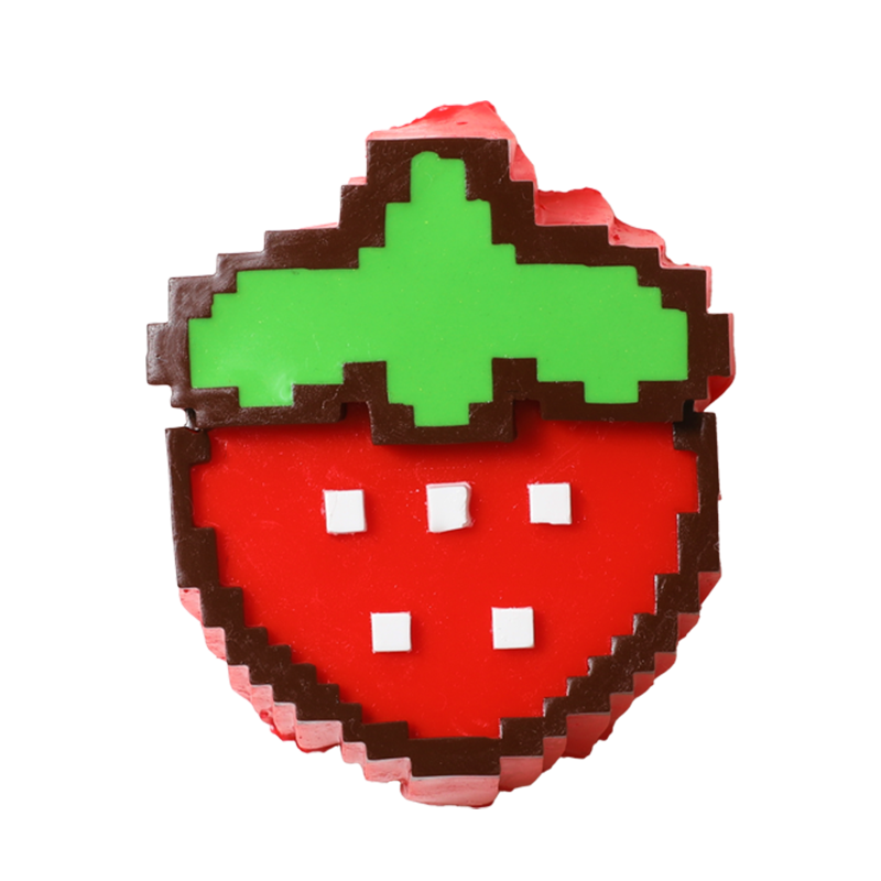 Minecraft Strawberry Squishy