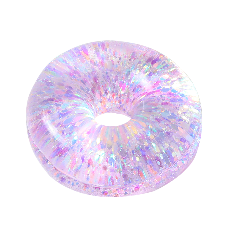 Purple Glow-in-dark Donut Squishy