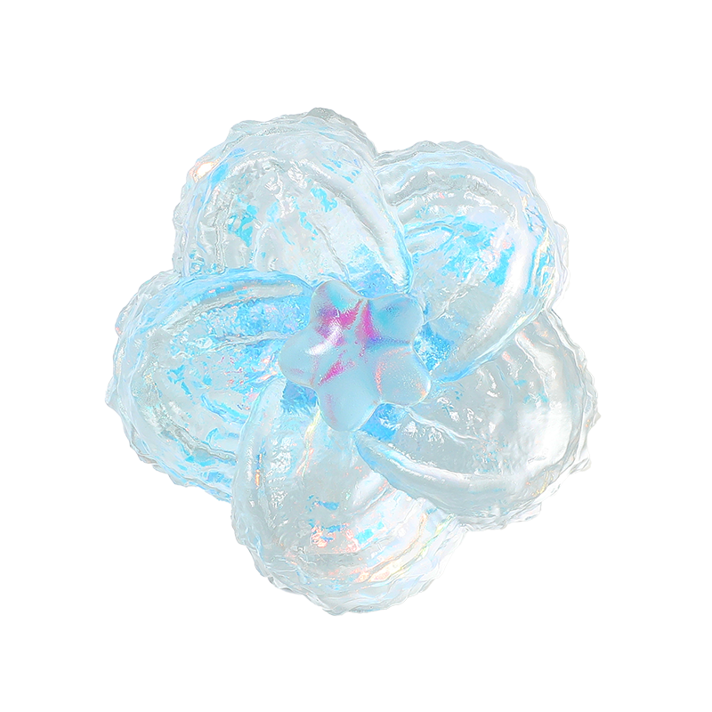 Sparkling Crystal Flower Squishy