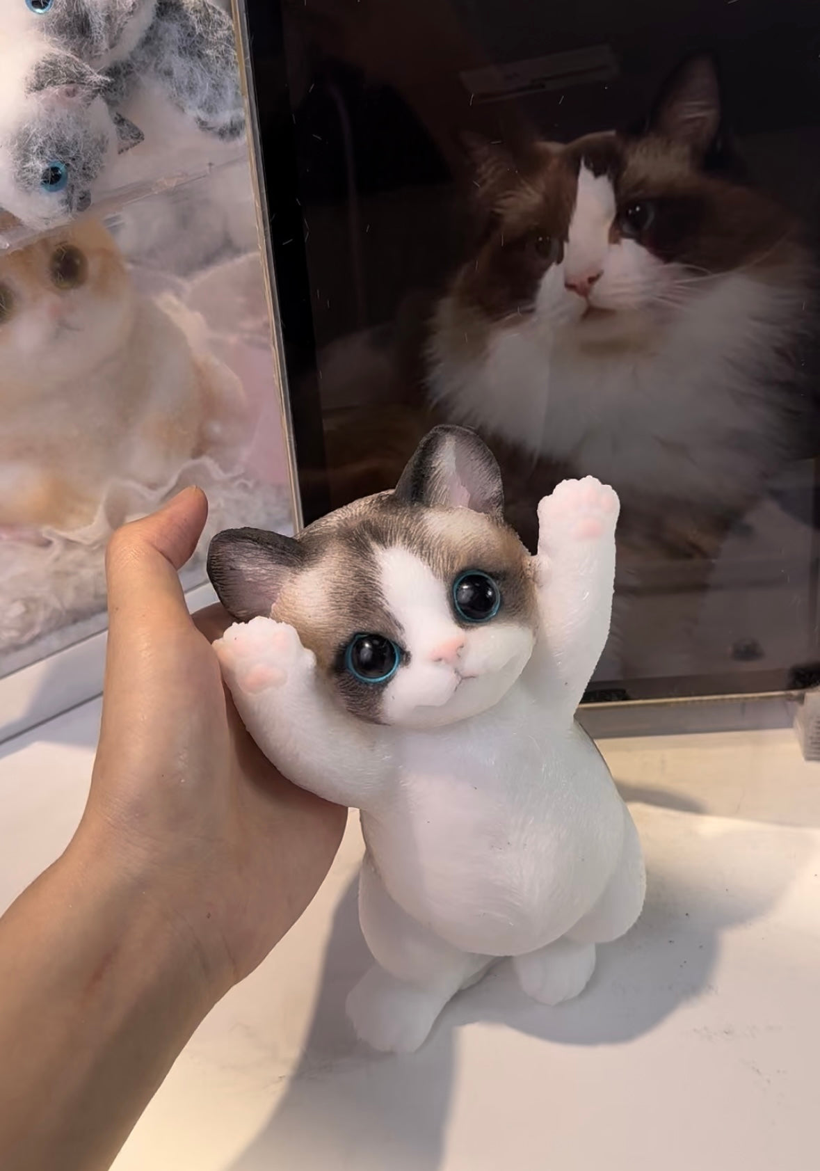 Customized Lovely Slim Cat Silicone Squishy Kitty——'chat' icon on the right bottom to send photos to us