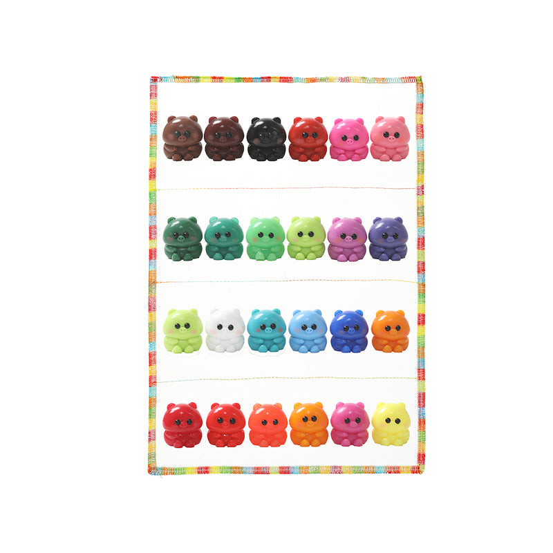 24pc Colorful Mini Squishy