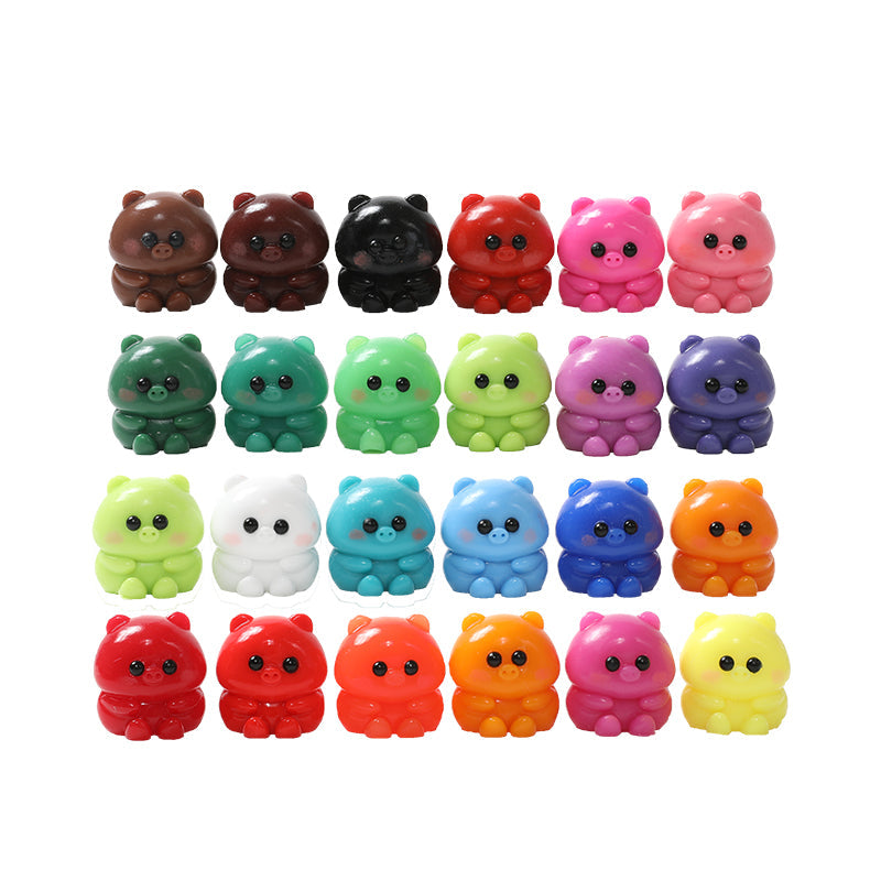 24pc Colorful Mini Squishy