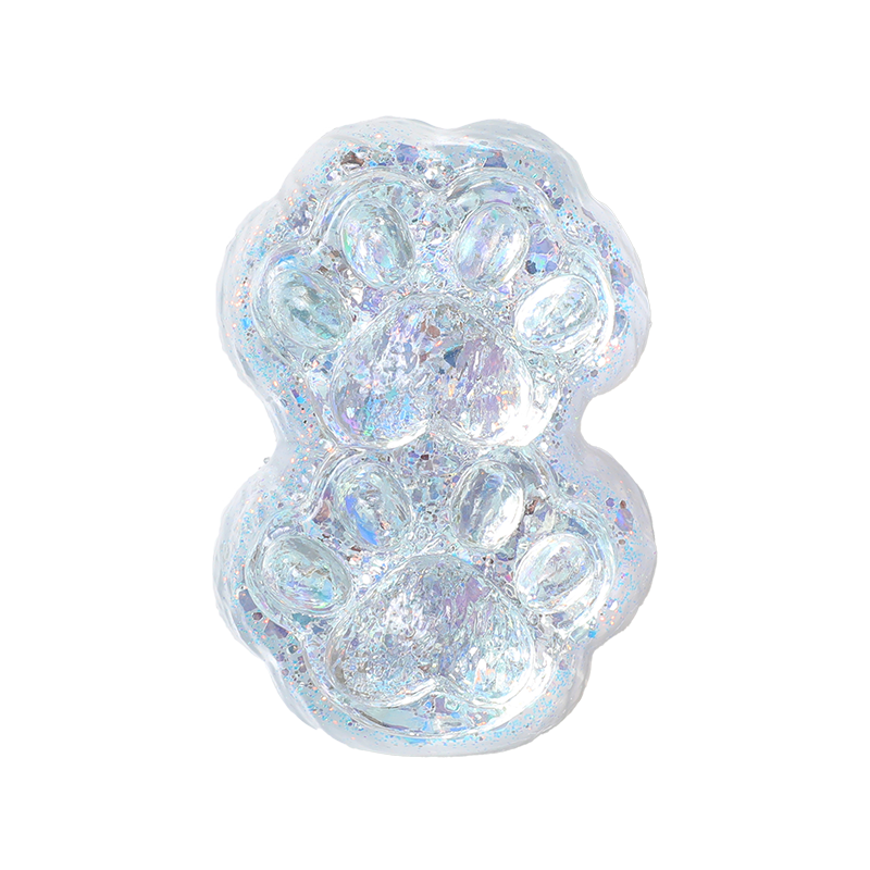 Sparkling Crystal Double Paw Squishy