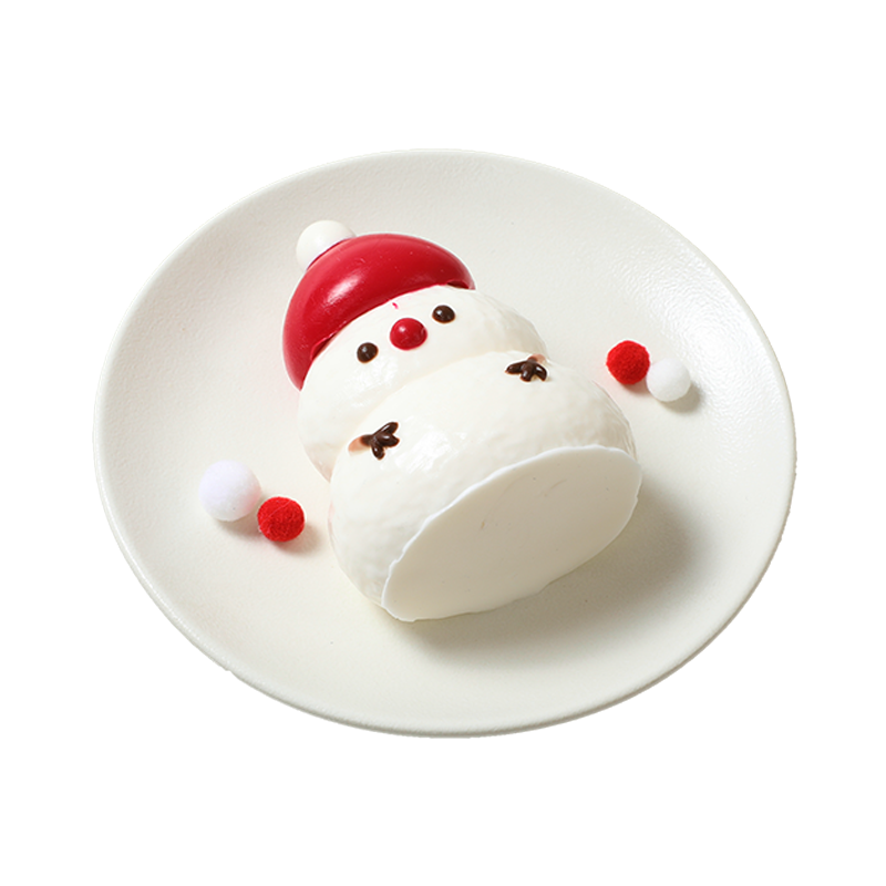 Red Hat Snow Man Squishy