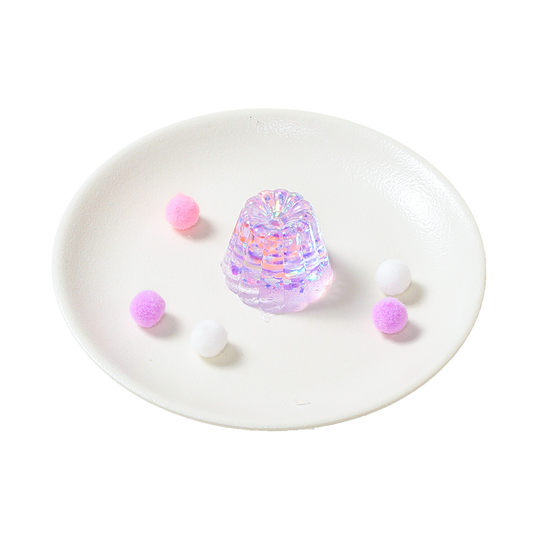 Purple Glow-in-dark Pudding Squishy