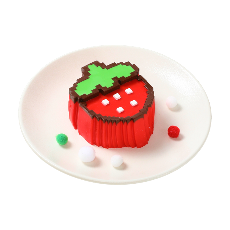 Minecraft Strawberry Squishy