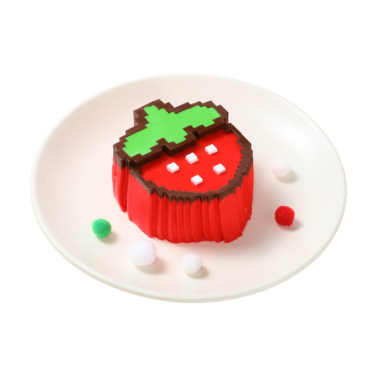 Minecraft Strawberry Squishy