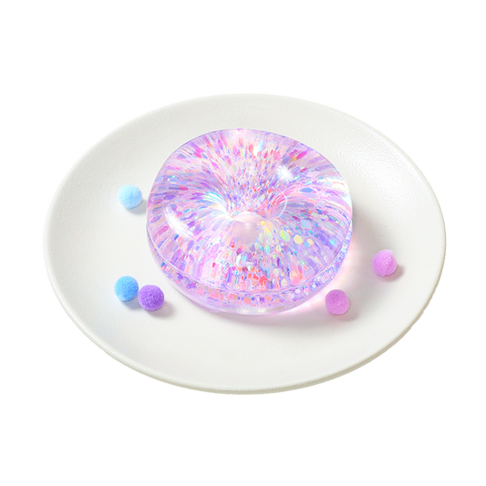 Purple Glow-in-dark Donut Squishy