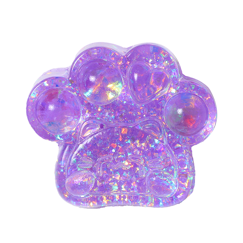 Sparkling Crystal Cat Paw Squishy