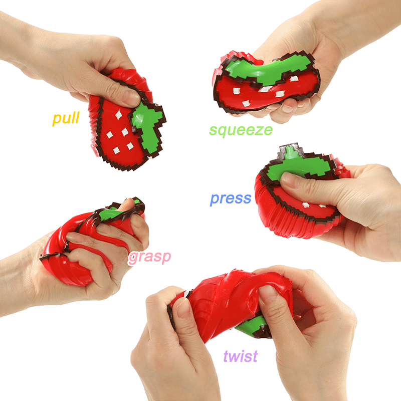 Minecraft Strawberry Squishy