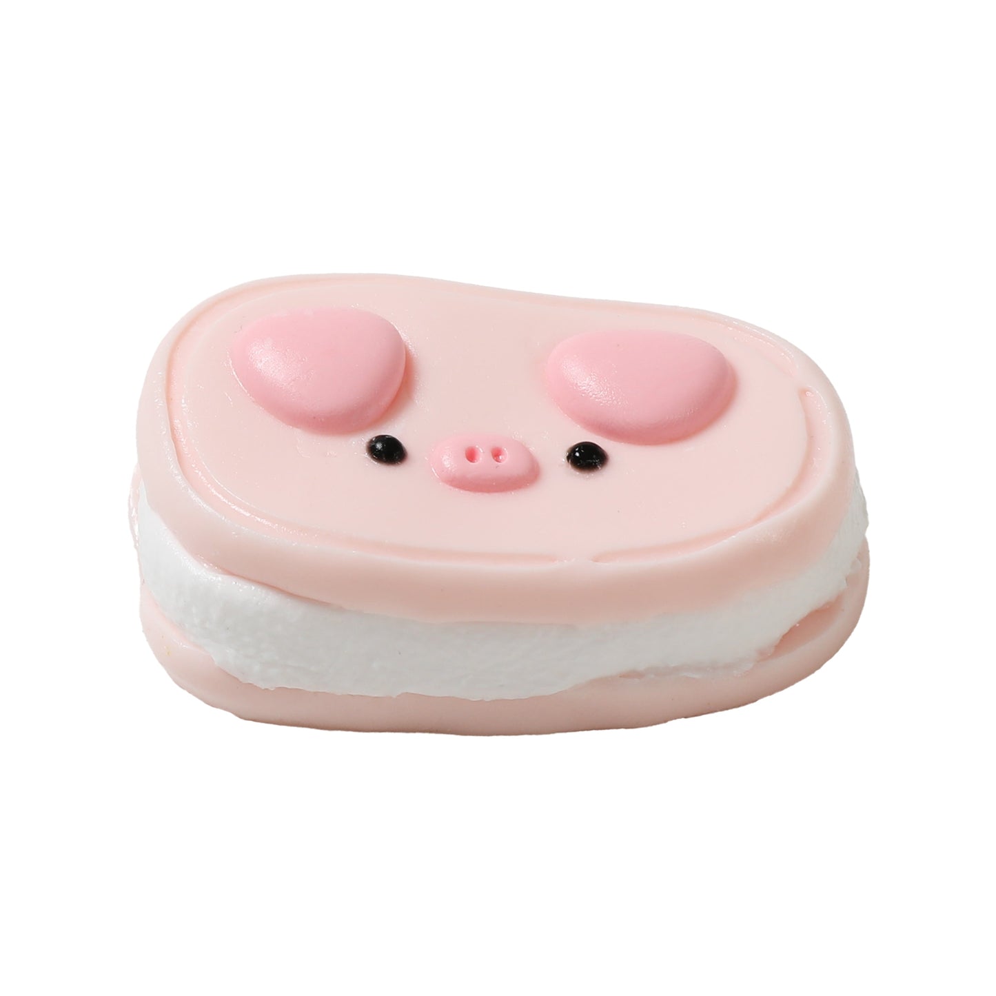 Pink Square Pig Squishy