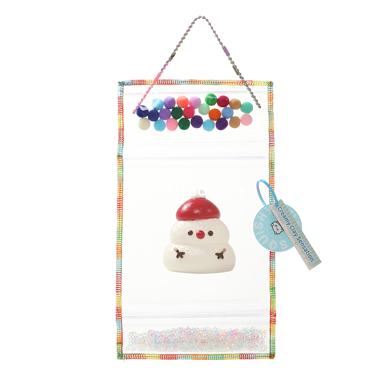 Red Hat Snow Man Squishy