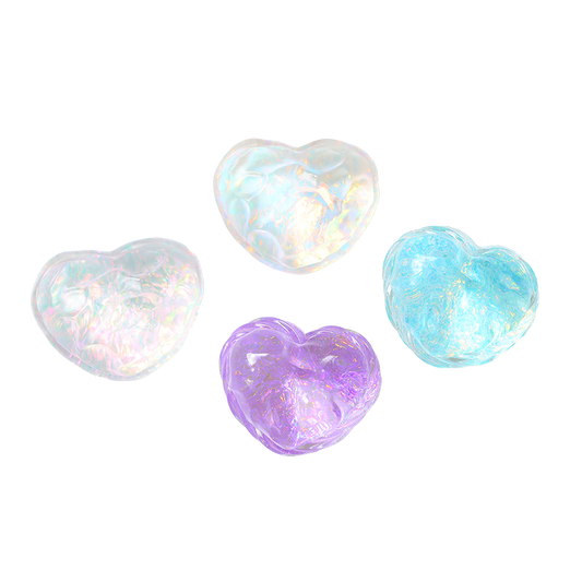 Sparkling Crystal Heart Squishy