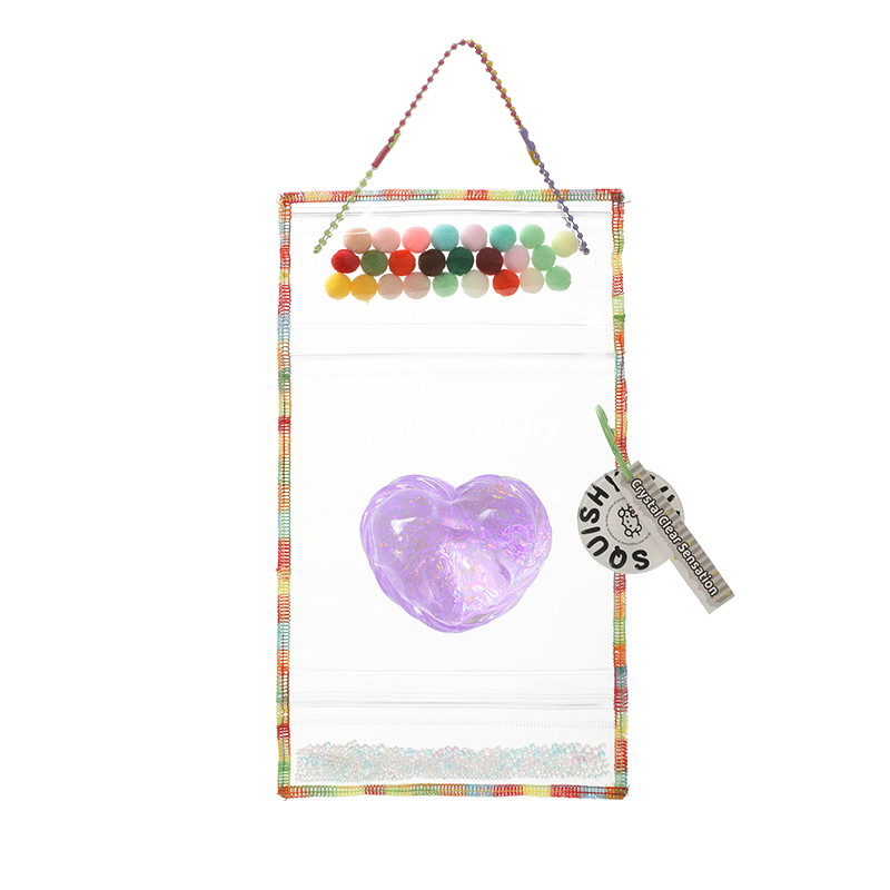 Sparkling Crystal Heart Squishy