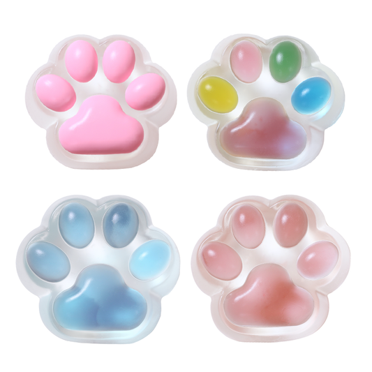 800g Super Large Crystal Cat Paw Squishy