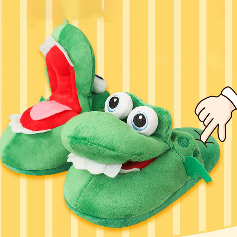 Crocodile Cotton Slippers