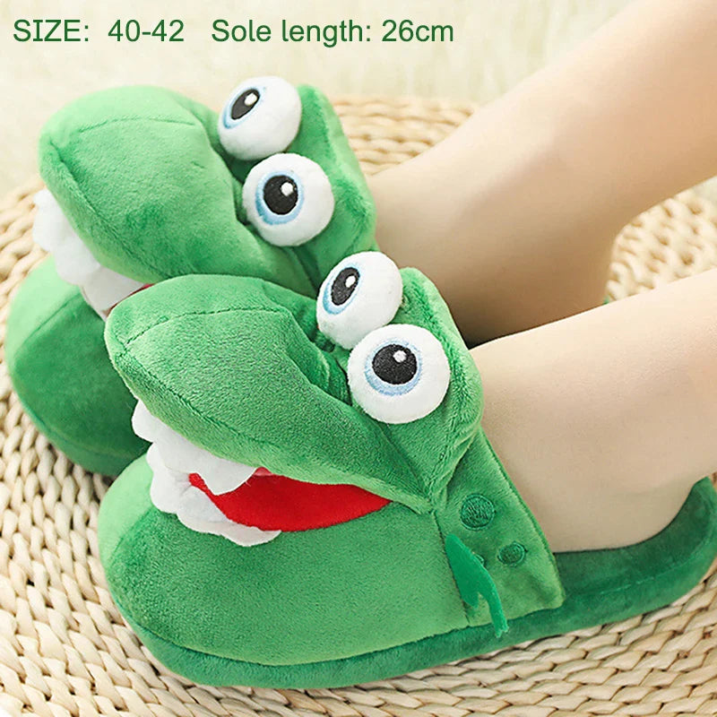 Crocodile Cotton Slippers