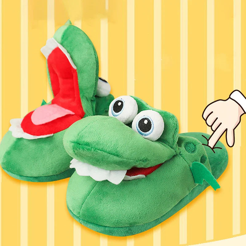 Crocodile Cotton Slippers