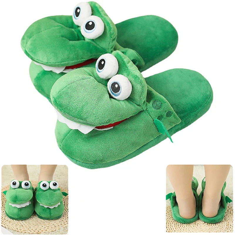 Crocodile Cotton Slippers