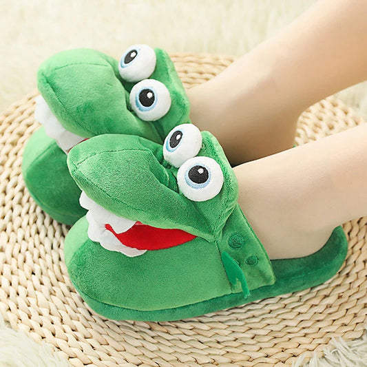 Crocodile Cotton Slippers