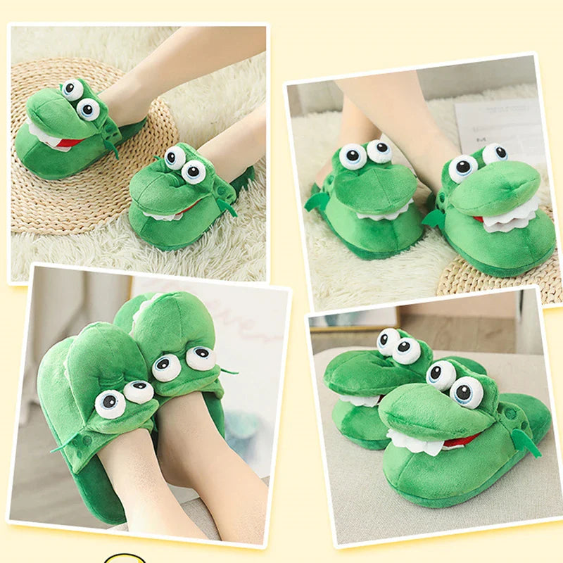 Crocodile Cotton Slippers