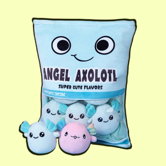 A Delightful Bag of Mini Axolotl Plushies