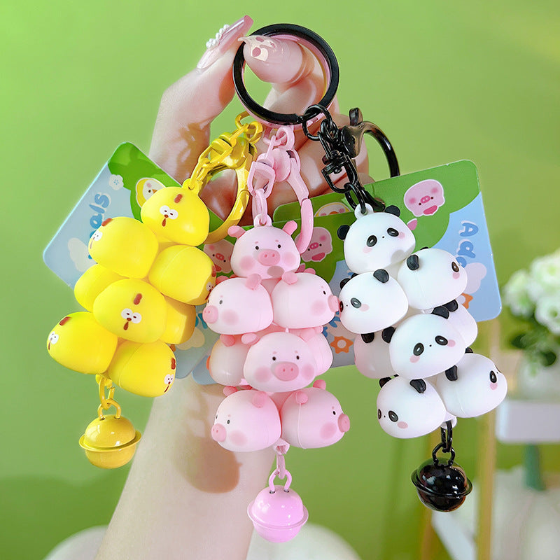 Adorable Animal Keyring Companions