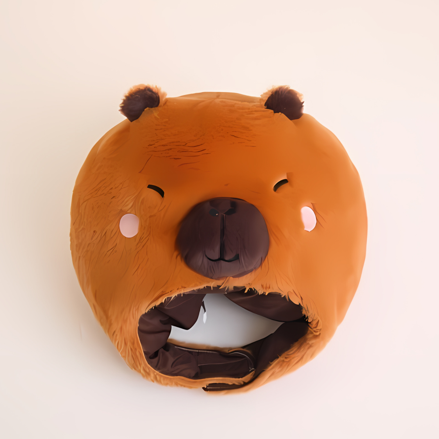 Capybara Plush Hat – Cozy & Cute!