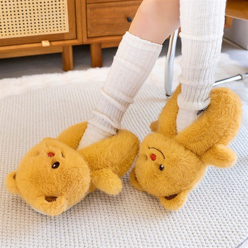 The Coziest Teddy Slippers for Your Feet!