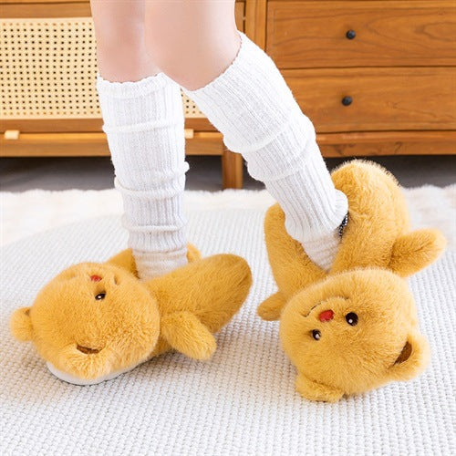 The Coziest Teddy Slippers for Your Feet!