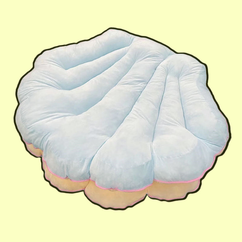 Clam Shell Pillow Plush Bed