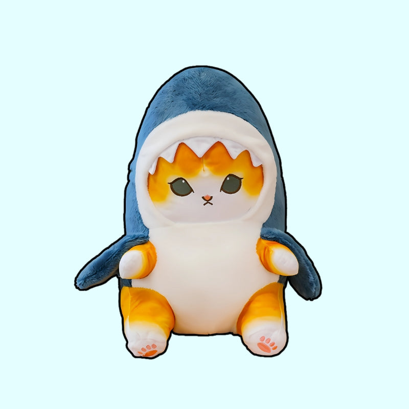 Snuggle Fin The Shark Cat Plushie