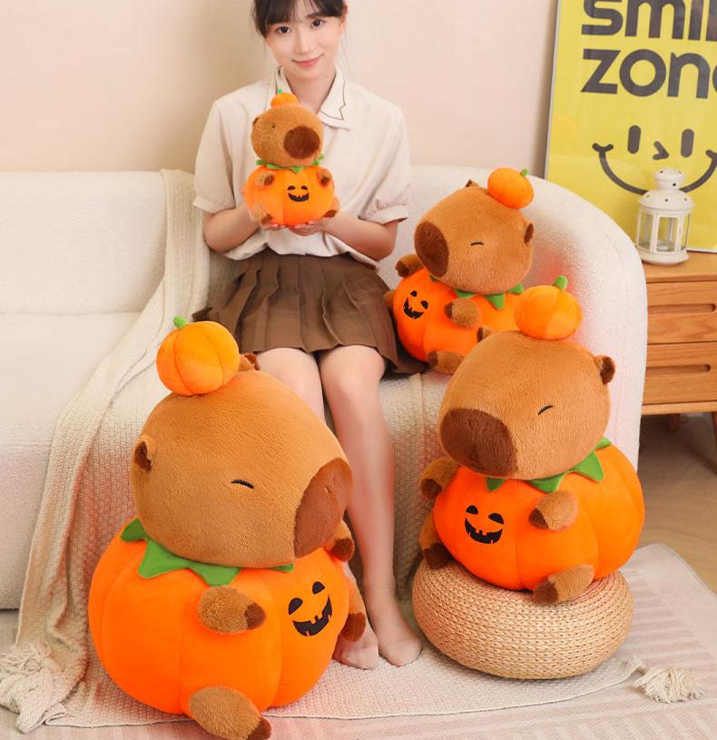 Capybara Pumpkin Pal Plushie