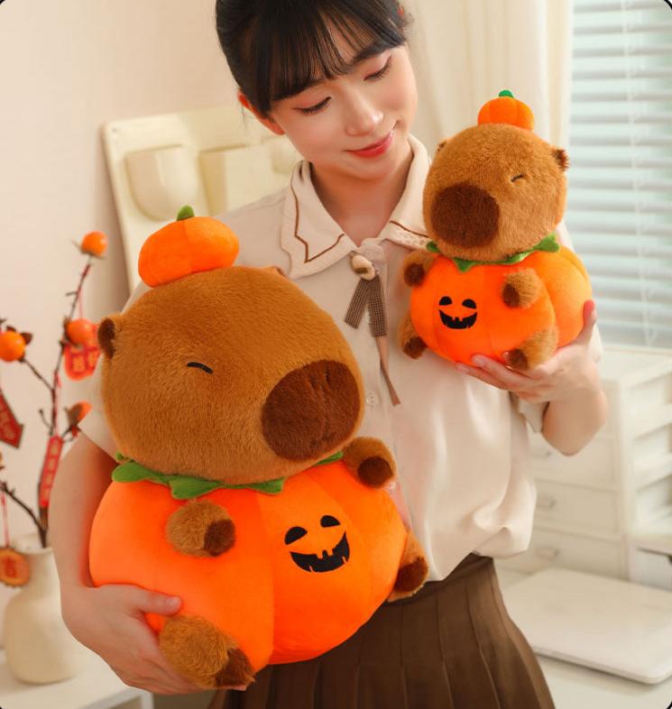 Capybara Pumpkin Pal Plushie