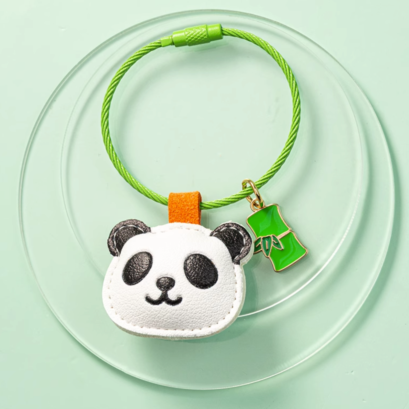 Panda and Bunny Animal Keychains