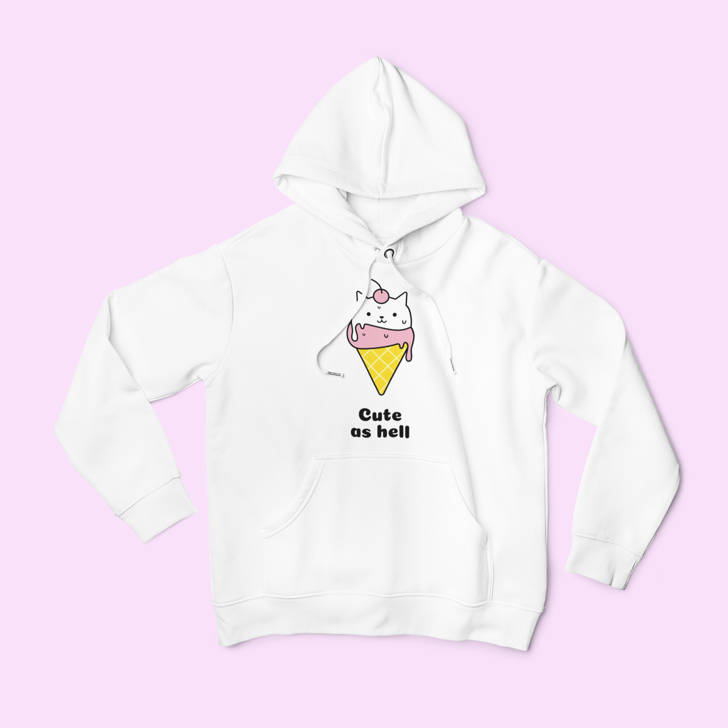 Cute as hell Ice Cream Hoodie